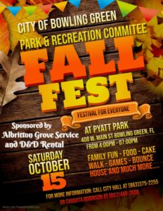 Fall colors & leaves on wood for Fall Fest on Oct 15 at Pyatt Park